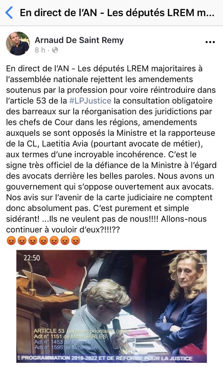 BarreauRouen's tweet image. Le Projet Justice prévoit la réorganisation régionale des juridictions sans consultation des avocats

Rappel : les avocats sont les représentants des...justiciables

C’est l’avis des justiciables que l’on refuse ainsi d’entendre pour décider s’il y aura 1tribunal près de chez eux