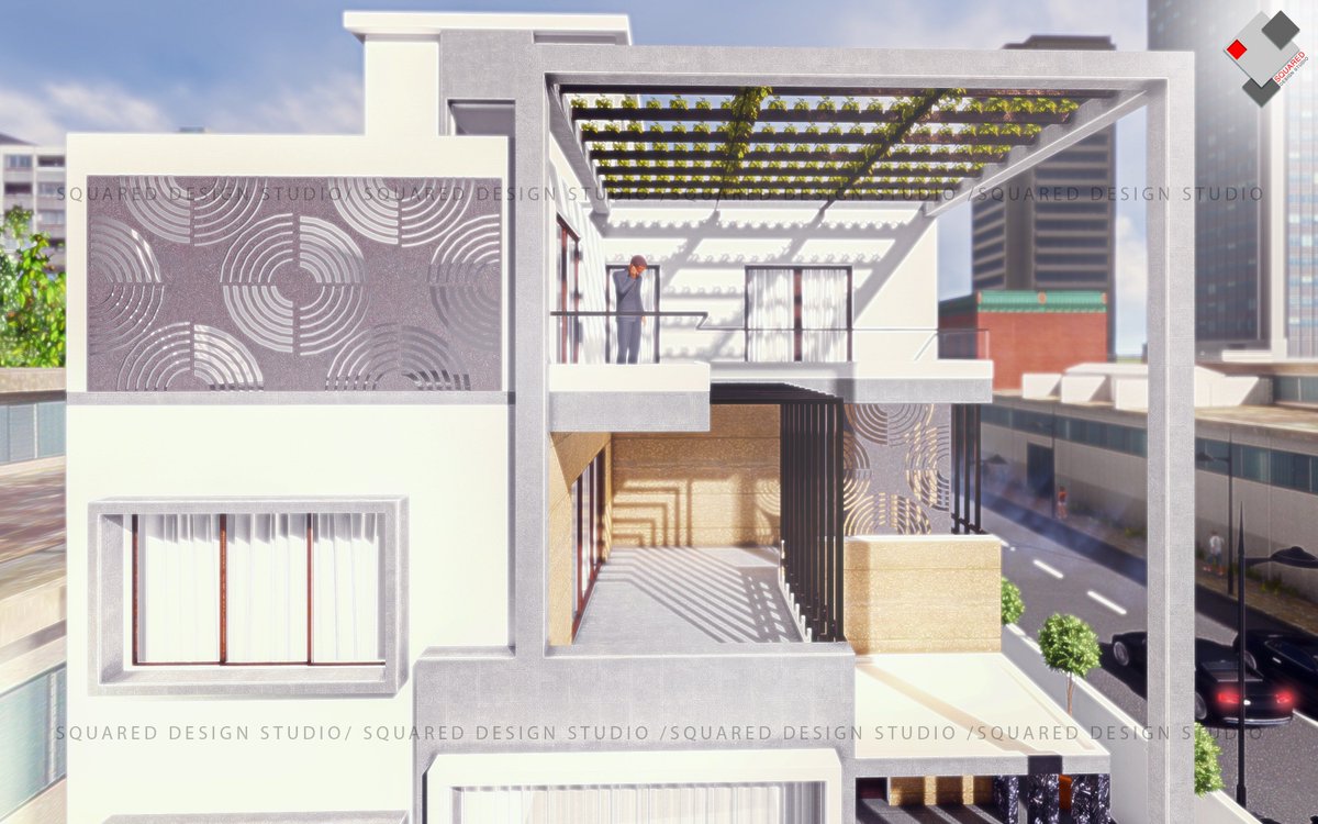 squared_design's tweet image. Sky Villa 3

#Elevation #elevation_design #elevation_features #design #materials #lightandshadow #architecture #pergoladesign #creepers #vegetation
#sds #squareddesignstudios #yd_ot #facade #urbanscape #levels #massing #lumion #contemporary #frontview #perspective