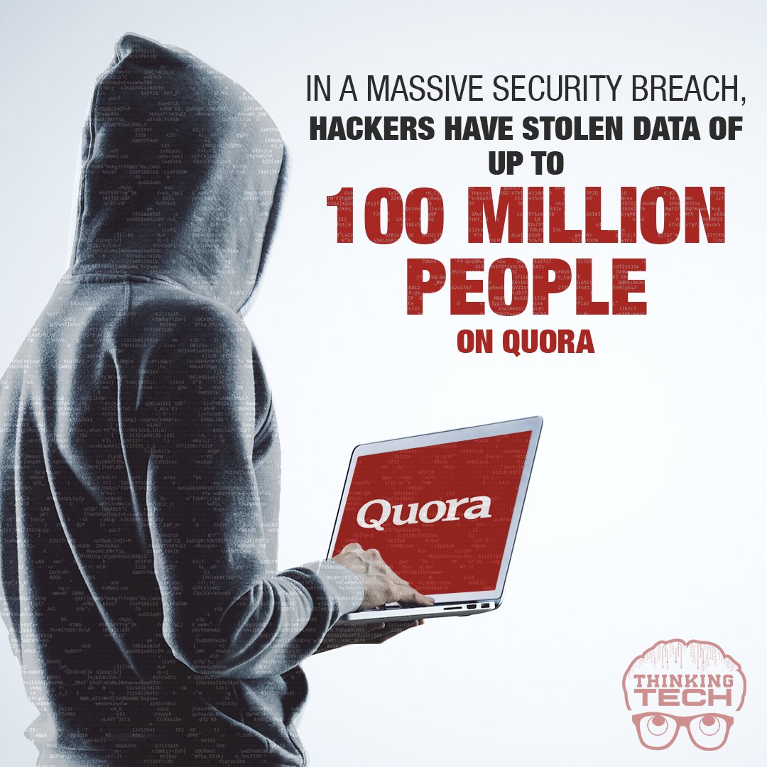 ThinkingTechIND's tweet photo. That is a massive data breach!
#Quora #App #Hack #Security #Technology #ThinkingTechnews #ThinkingTech https://t.co/HkpB3tX6ST