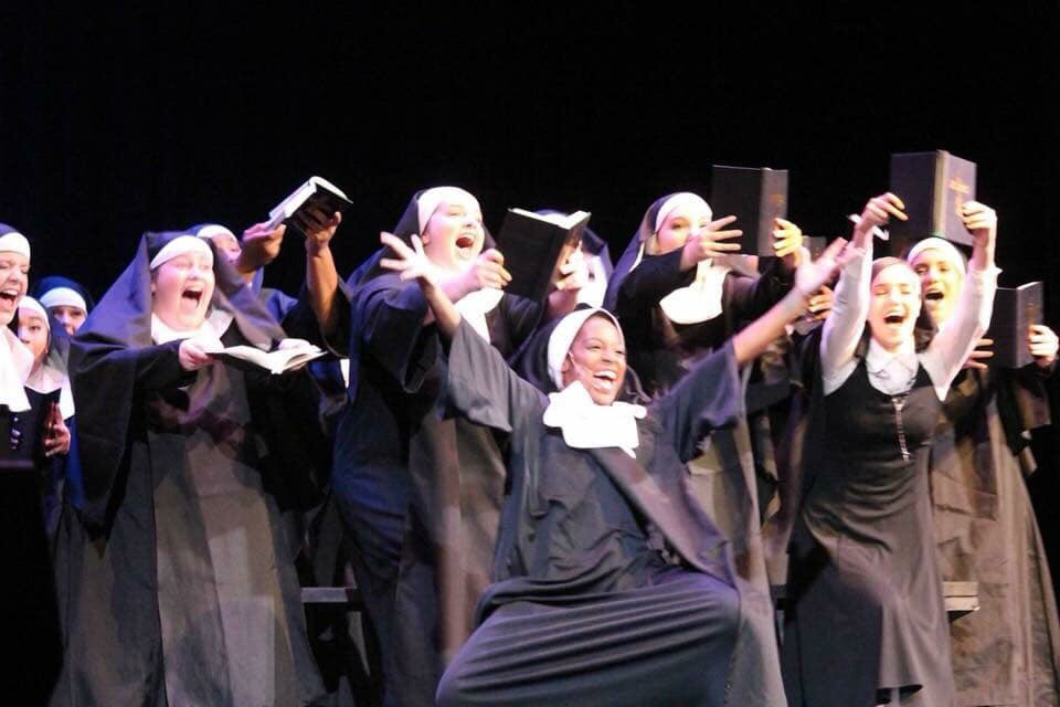 CalhounTheatre's tweet photo. *when you find out that Sister Act is performing at the 2019 GEORGIA THESPIAN CONFERENCE*
Congratulations to a deserving cast!!❤️ https://t.co/5HVo4ssKcH
