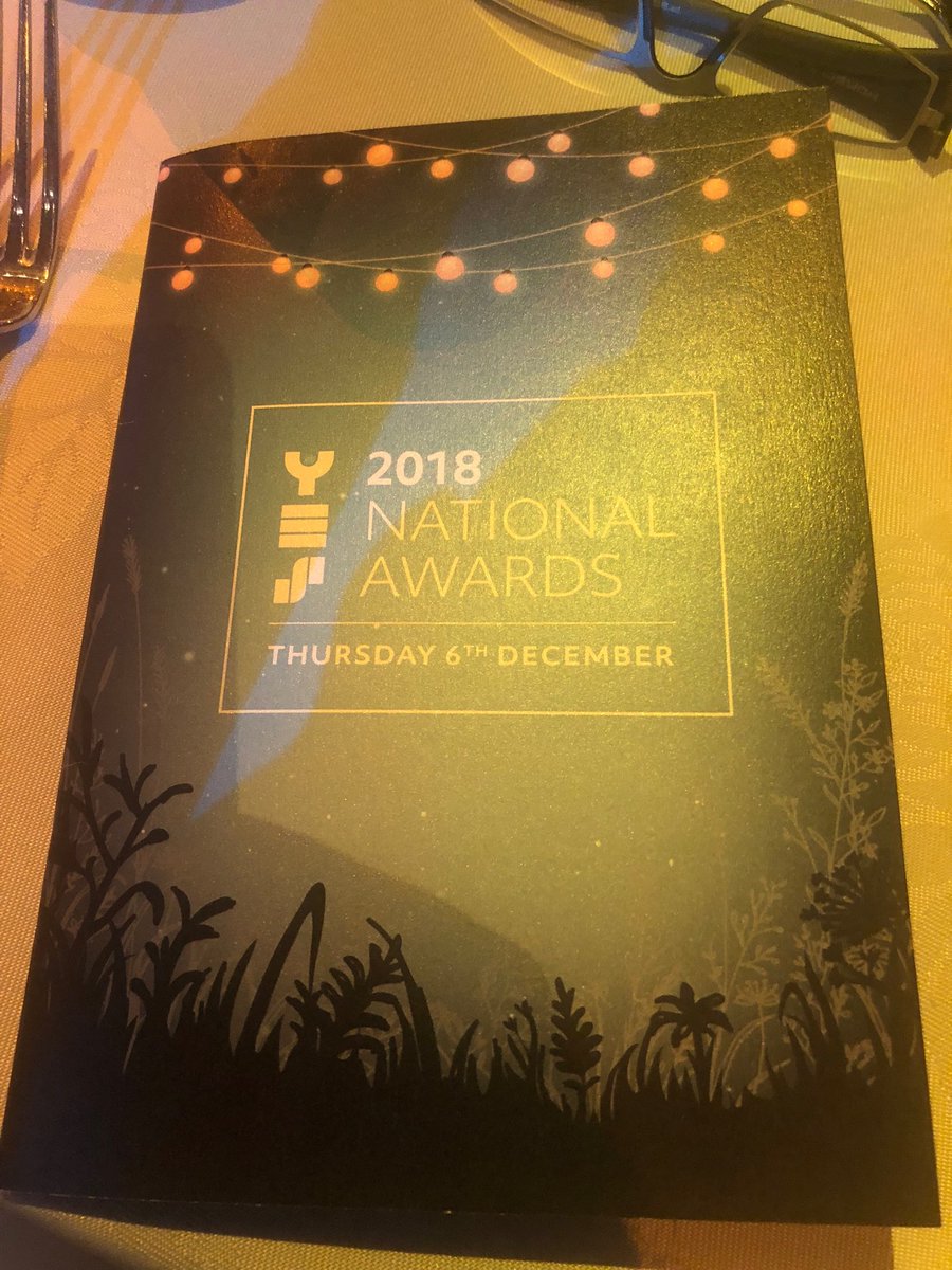 ASYMONS1's tweet photo. Very proud to be at the 2018 YES National Awards surround by smart young people who are focused on businesses that do great things for the planet, the community.  Really gets you thinking about who should be deciding what our businesses priorities should be ... https://t.co/N9XvjWv2y2
