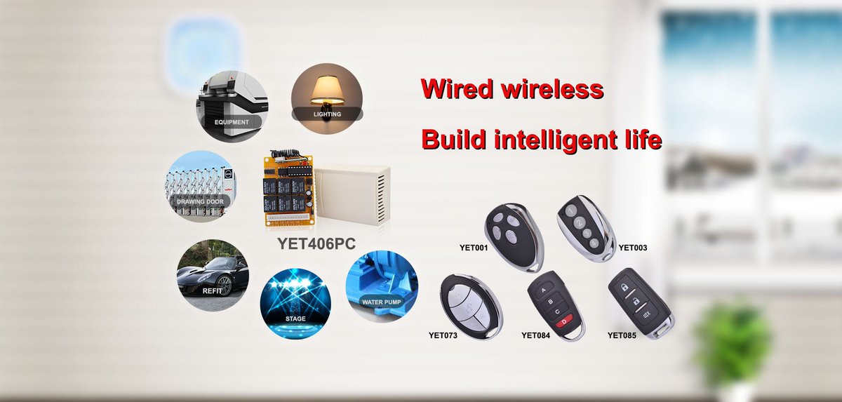 YaoertaiCo's tweet image. Auto Door/Gate universal remote control and controller YET404pc for all kind of door and window, Led light...etc
#GarageDoorRemoteControl #GateRemoteControl 
Made in China remote control factory YET
Wholesale and best price
Website: szyet.com
Email: sales@szyet.com