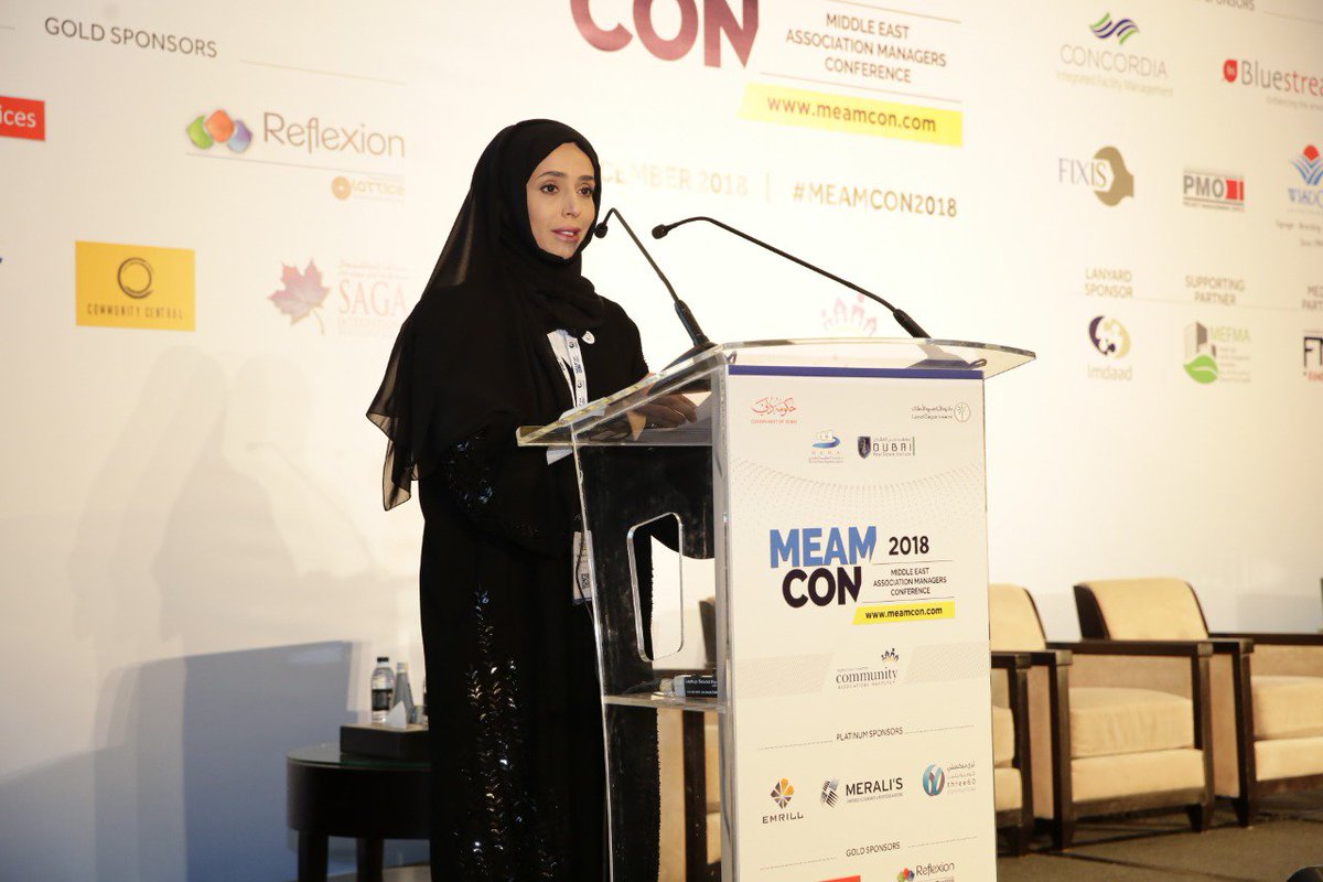 Land_Department's tweet photo. "The organisation of #MEAMCON2018 comes in line with the vision of HH Sheikh Mohammed bin Rashid Al Maktoum to make Dubai the smartest and happiest city in the world. #DLD provides an educational and safe real estate environment through #DREI its educational arm and 
(1) https://t.co/VLbBZsGO8f