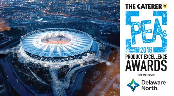 Caterertweets's tweet photo. Looking forward to seeing all our finalists at the #productexcellenceawards today @DelawareNorthUK @LondonStadium with exec chef Gary Foakes  @LSMeetingEvent. Along with our judge’s and VIP guests @DeliciousKirby @ctodiwala @Chefkhymia @Laurence_Tott @lisajenkins02 https://t.co/swSCGKyMSL
