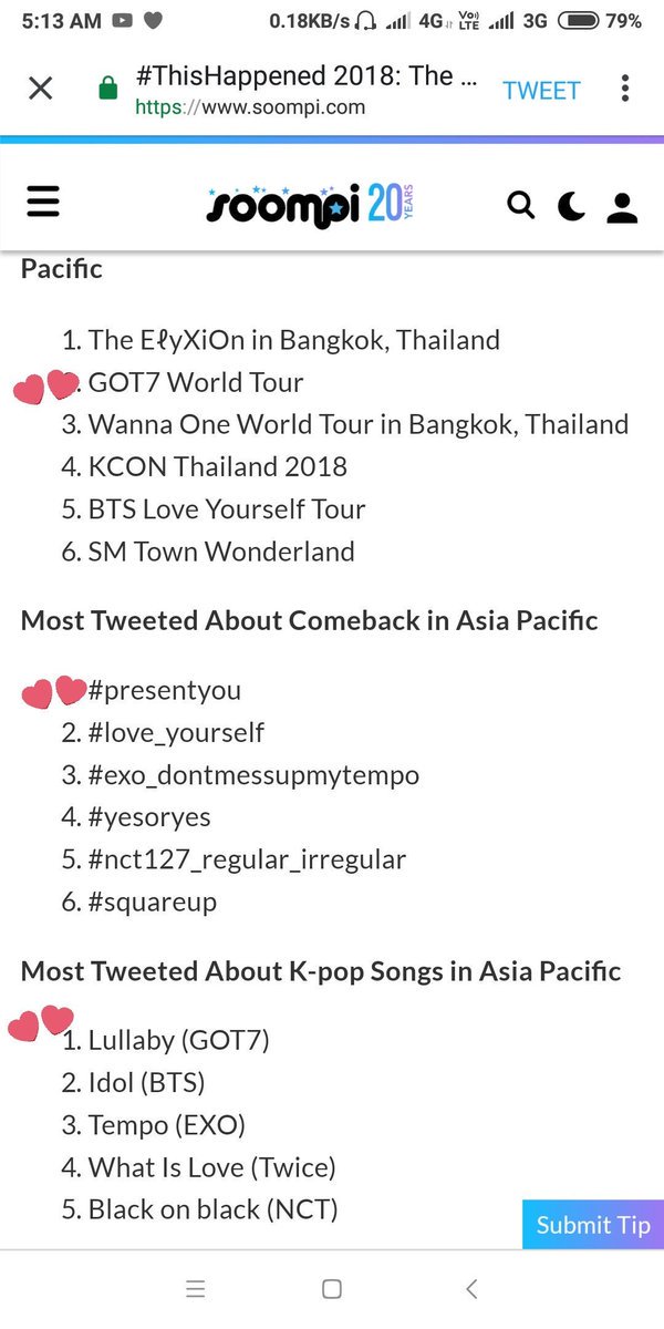 OneAhgaseGOT7's tweet photo. [Twitter 2018]

GOT7 and Ahgases took over twitter this year!

We did great! Our fandom is getting bigger! 🎉
We can also do it with twitter votes! 
#MAMAVOTE #GOT7 @GOT7Official https://t.co/c1k6NHA8Yv