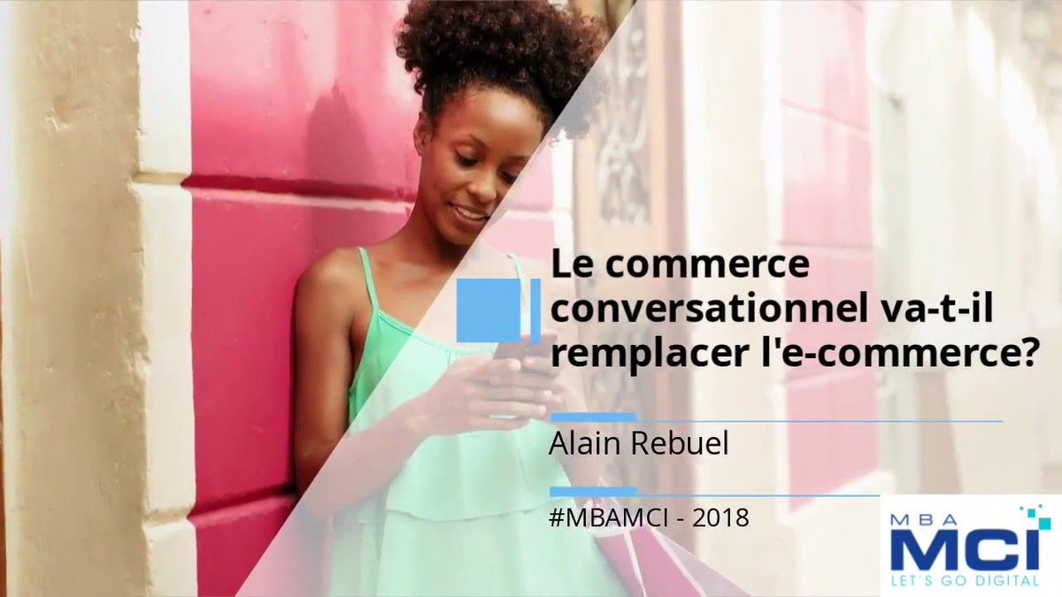 fumannn's tweet photo. Voici ma courte vidéo de teasing présentant ma thèse professionnelle #Mbamci sur "Le #commerceconversationnel va-t-il remplacer l' #ecommerce ?" , qui va conclure mon année de formation riche en enseignements et en rencontres inspirantes. Thèse à suivre...
https://t.co/WIXBv5z047 https://t.co/r21Z8Kpj2K