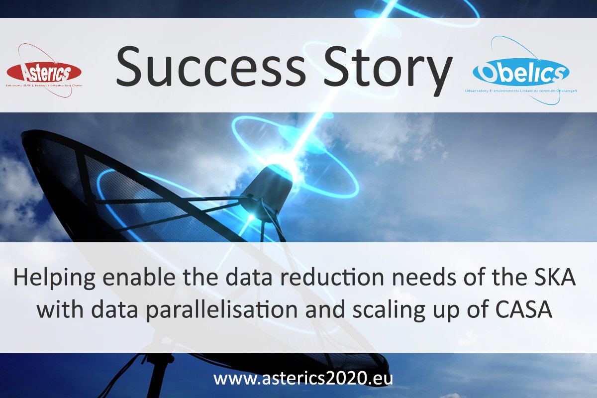 asterics2020's tweet image. Do you analyse #interferometric #data? Need to do #dataanalysis and  #parallelisation while maintaining easy use? #Astronomers #astrophysicists #CASA from @asterics2020 is for you! It allows + efficient use of  computing resources &amp;amp; #faststorage KNOW MORE ow.ly/zvRw30mJ0O4