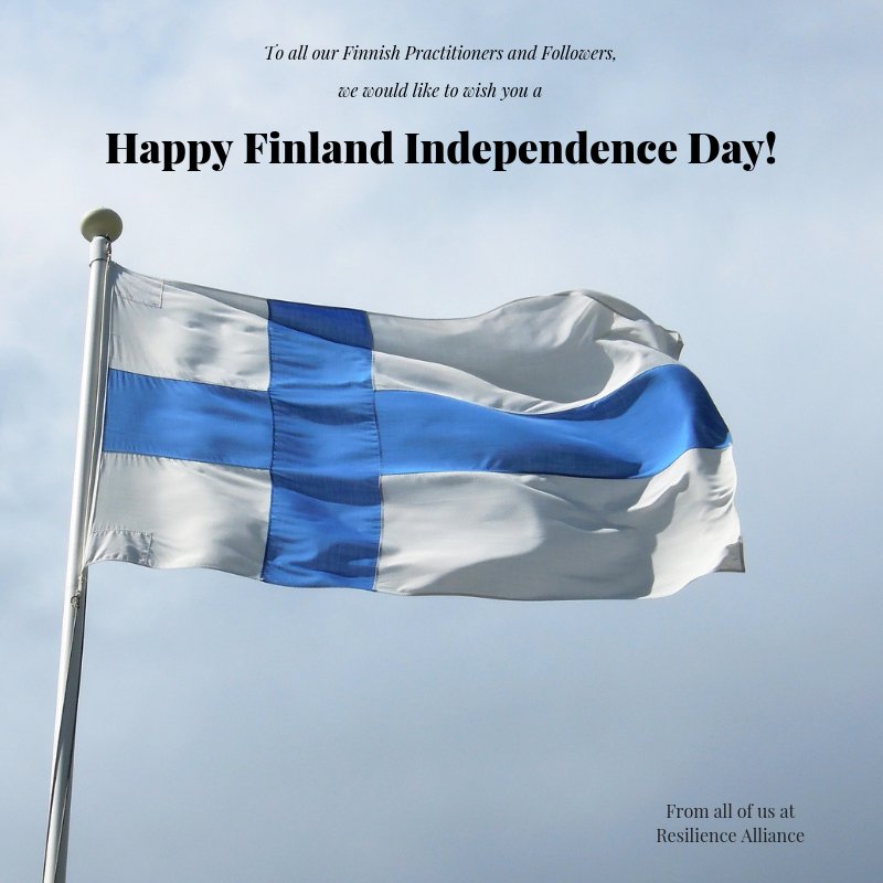 Happy Finland Independence Day to our Finnish practitioners and followers!