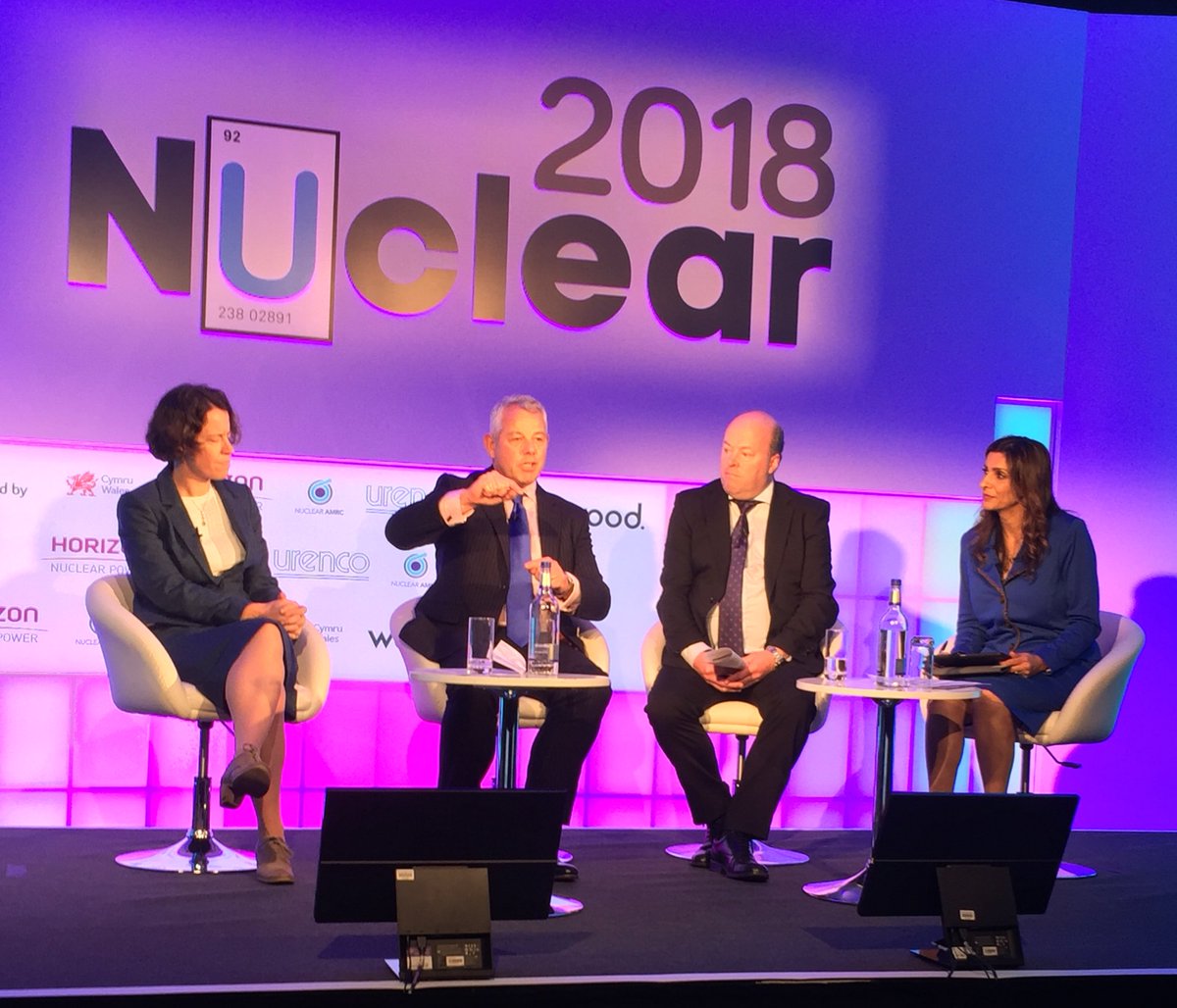 NDAgovuk's tweet photo. NDAs Alan Cumming: "New people entering the industry will help us address the first-of-a-kind challenges of nuclear decommissioning" #Nuclear2018 #decommprogress @NIAUK https://t.co/X4uPSm2nZX