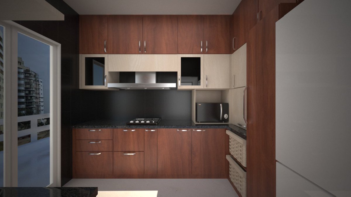 Vinrainteriors On Twitter L Shaped Modular Kitchen Perfectly
