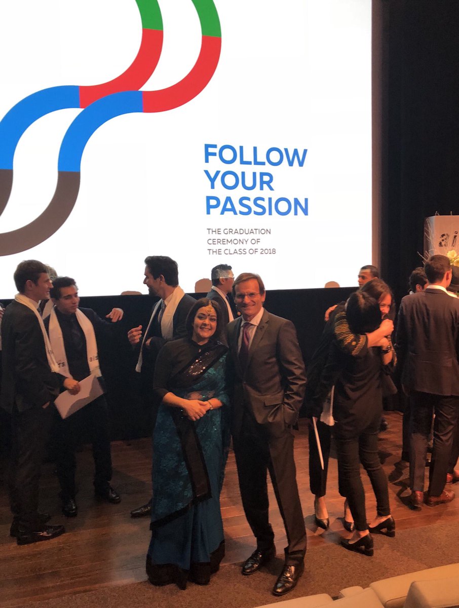 TinaSharmaT's tweet photo. Now a Masters Degree holder. 👩🏻‍🎓 Thank you @AISTS_Sport for a lovely graduation ceremony. #MAS2018 #followyourpassion #sports #management https://t.co/xIpdNPjsT8