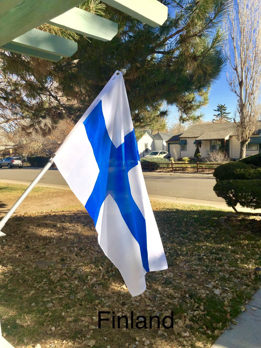 EastColfaxNBHD's tweet photo. Flag of the Day - Finland 🇫🇮
Today is Finland's Independence Day, a national public holiday, a national flag day, held on December 6th to celebrate Finland's declaration of independence from Russia in 1917.
#vexillology #HappyBirthdayFinland #FlagsOverDenver #FinlandFlag https://t.co/NGKcd91BjL