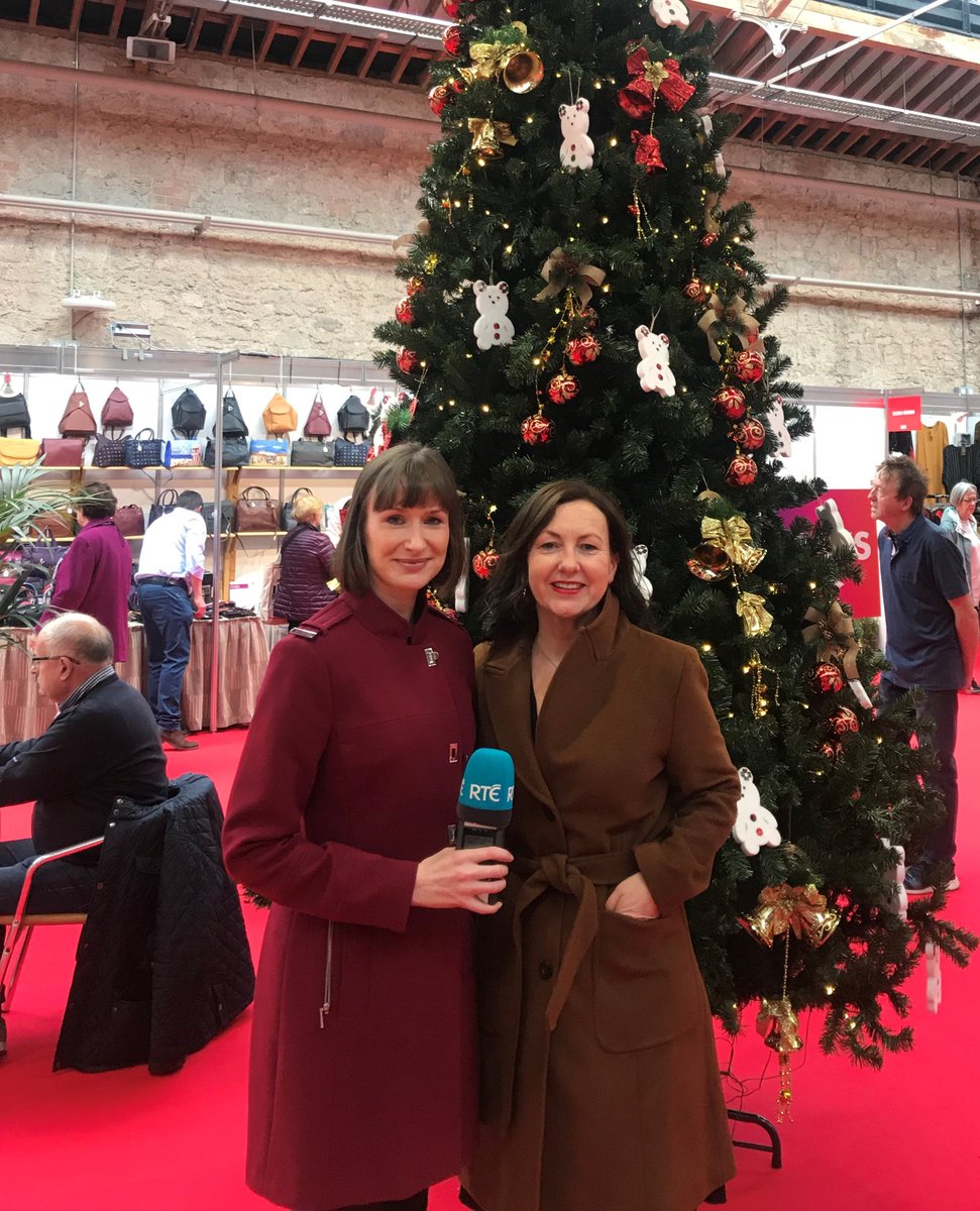 Day 2 at #Gifted2018: @RTERadio1 are at the Guaranteed Irish Village chatting to our members about the #Christmas trade. Tune in to @morningireland tomorrow to hear the full interviews! #BuyGI #AllTogetherBetter