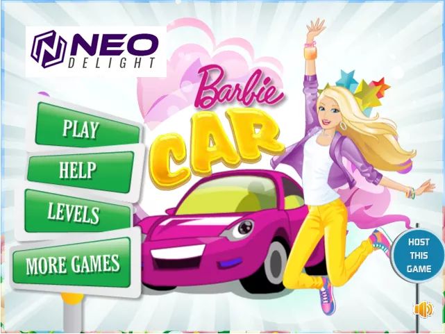 barbie car game