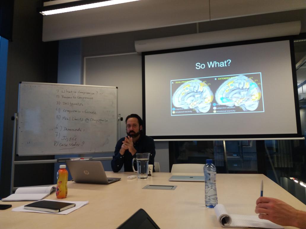 This month <a href="/VinArceneaux/">Vin Arceneaux</a> is visiting the <a href="/UvA_Amsterdam/">UvA Amsterdam</a>: today he talked in the #HotPoliticsLab about the Do's (and don'ts) in laboratory research and the use of physiological measures.