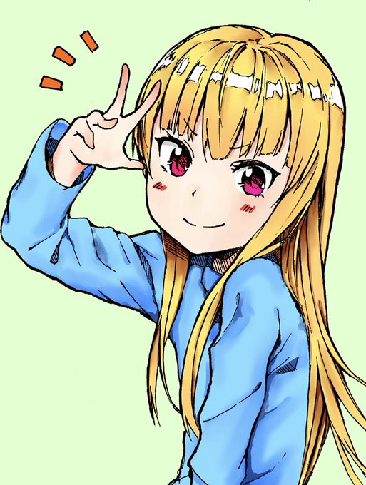 この前描いた落書きに色塗ってみたのです 