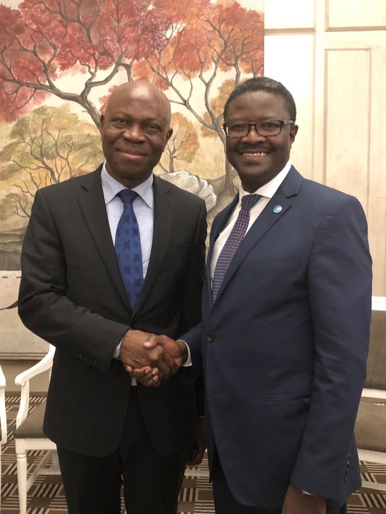 Kormawa's tweet photo. @IFAD President met RBAs in Harare. Encouraged RBAs to engage in joint planning, programming &amp; coordination. #UNFAO Rep Zim briefed Prezo on FAO progrms &amp; RBA Collaboration. Agreed to work with IFAD on COSOP &amp; Strategy devmt for Zimbabwe. https://t.co/Y3DWXmPVNN