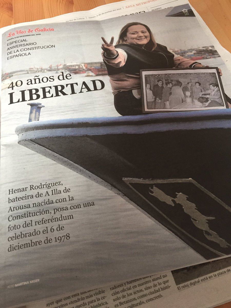 rubensantamarta's tweet photo. Este especial en @lavozdegalicia sobre los #40anosdeconstitucion coordinado por @laureanoolopez y @mariaspulido es una joya de lectura lenta. Guárdenlo. https://t.co/g9OCNVyNkg