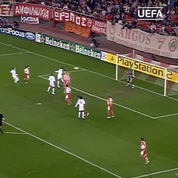 📅 #OnThisDay in 2005, teenager Sergio Ramos scores his 1st ever #UCL goal for his new club Real Madrid ⚽️