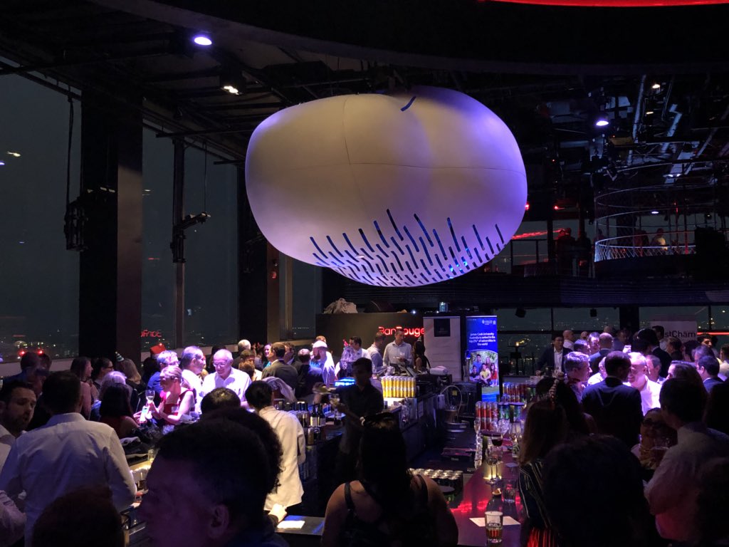 AustChamSG's tweet image. Around 150 AustCham members and Australian business community have gathered at Bar Rouge before Christmas to celebrate the achievements of 2018.