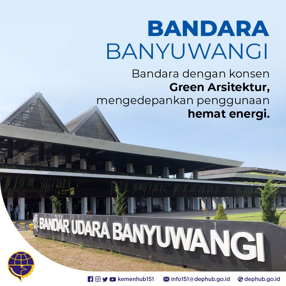 Kemenhub Ri On Twitter Desain Bandara Banyuwangi