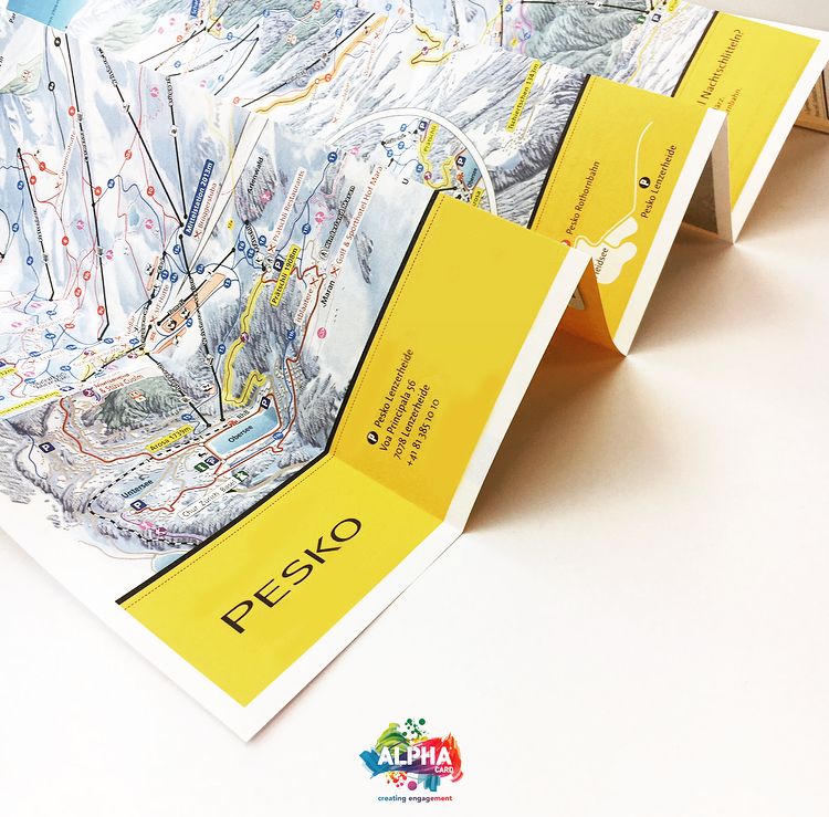 AlphaCard_'s tweet photo. Pesko Lenzerheide came to us to create these super stylish trail maps of the
Lenzerheide slopes, thanks to Designer Sonja Viola Wolf.
#creatingengagement #alphacards #zfold #zfoldcard #infinitycard #pesko #pistenplan #skimap #pistemap #skifahren #ski #snowboard https://t.co/iX28wnoZLs