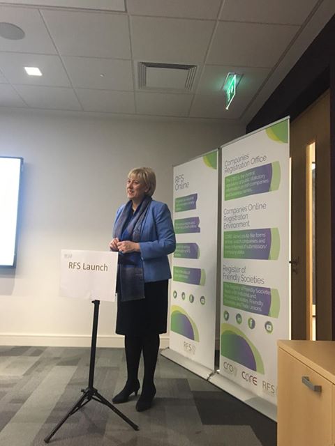 cro_ie's tweet photo. @EnterInnov @ersl We were delighted to have @HHumphreysFG at today's launch of RFS Online, a new online portal for the Registry of Friendly Societies https://t.co/miXHlhtgb8