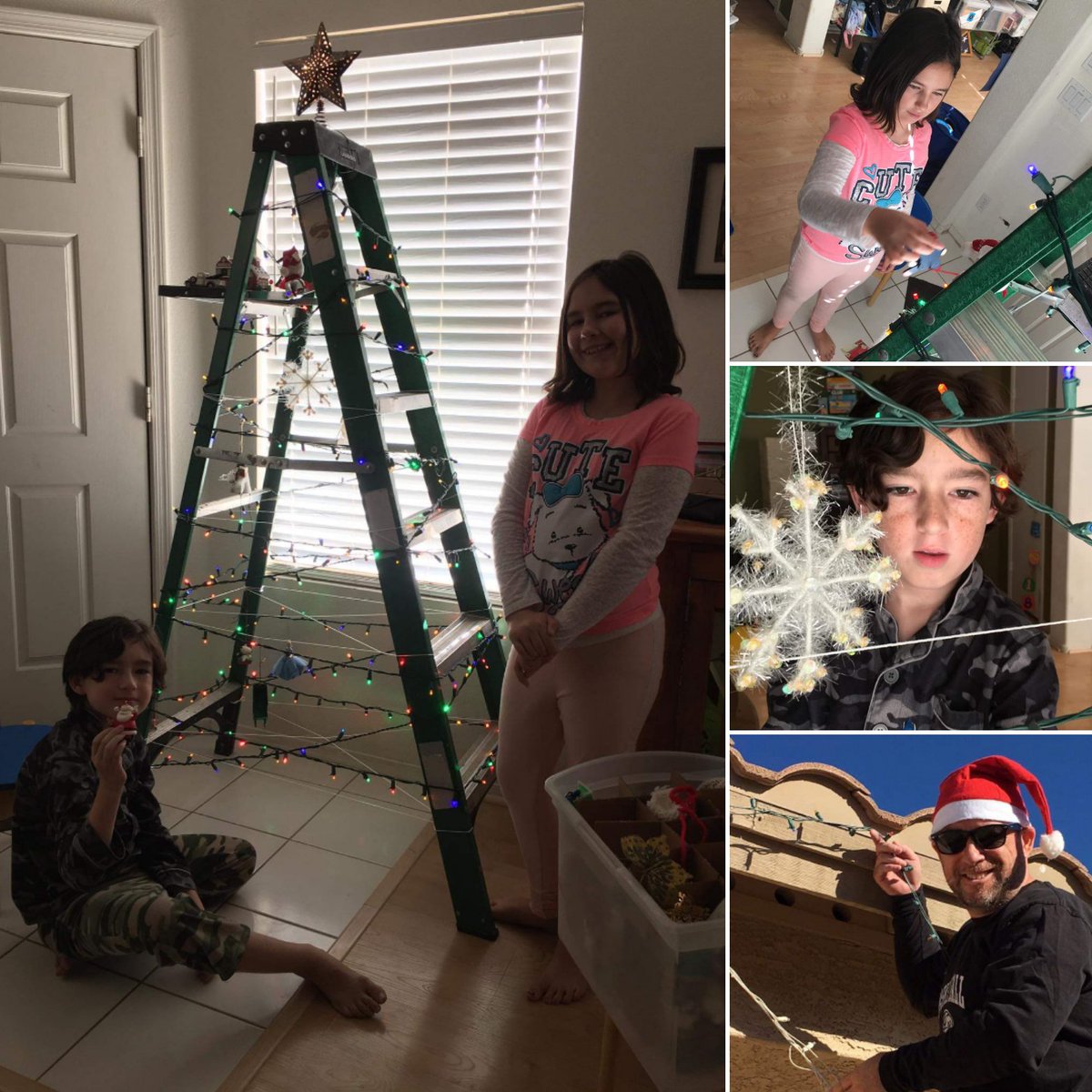 365MagicalDays's tweet photo. Find out why we went decided to use a ladder for our Christmas tree!
#laddertree #cutbackontheholidaymadness
https://t.co/rzRgHqs0Lz https://t.co/50sm3CWZ1K