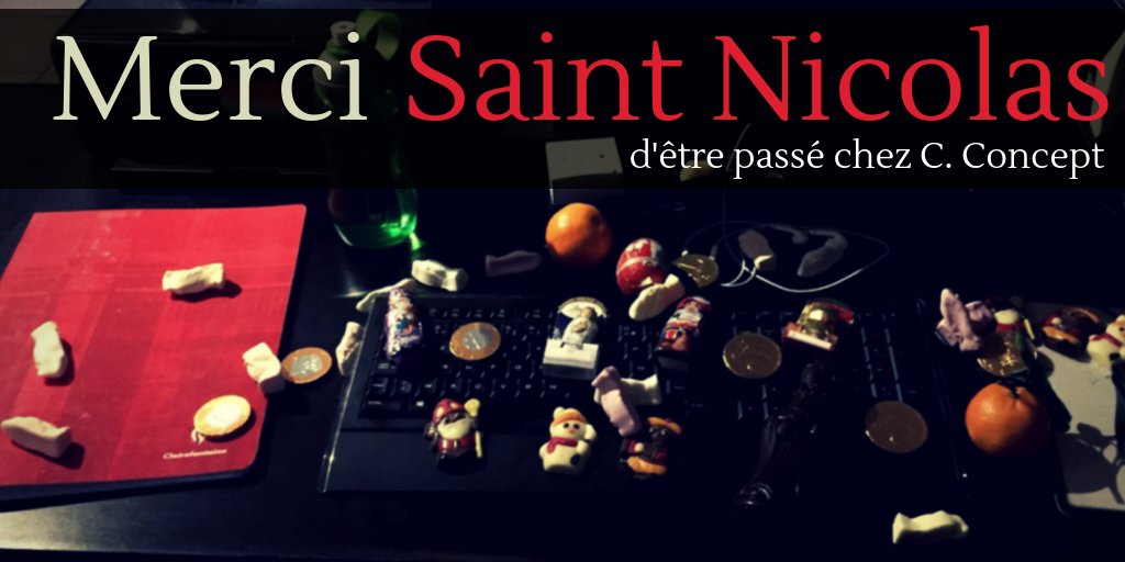 CconceptLux's tweet photo. Apparemment, nous avons été sages O:) 
Merci #SaintNicolas https://t.co/BHu9xv6mgc