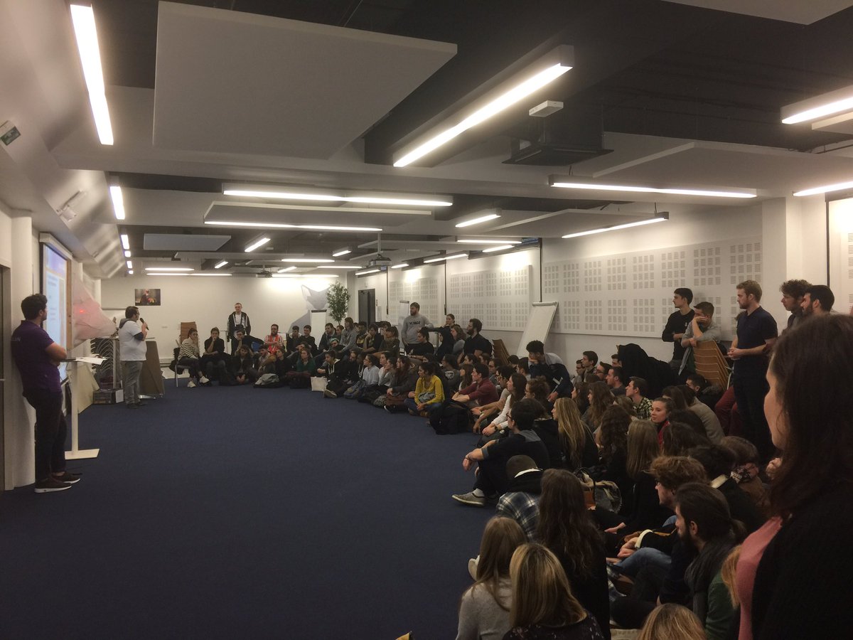 Polytech_Angers's tweet photo. La #WiseFactory accueille l’@ISTIA_Angers et @ScalianGroup pour une grande journée de #créativité autour de #Ville et #santé #150cerveauxquitravaillent https://t.co/h2Oz9jfqxq