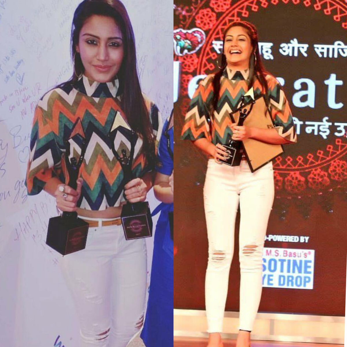 Surbhi_fc_mm1's tweet photo. 🗳 |• keep voting  for surbhi 
 At ABP television  awards  2018 
🔗 =https://t.co/DPj9roUKr2
#Ishqbaaaz #SurbhiChandna  #NoIshqbaaazWithoutSurbhi https://t.co/iLWNQJt5qV