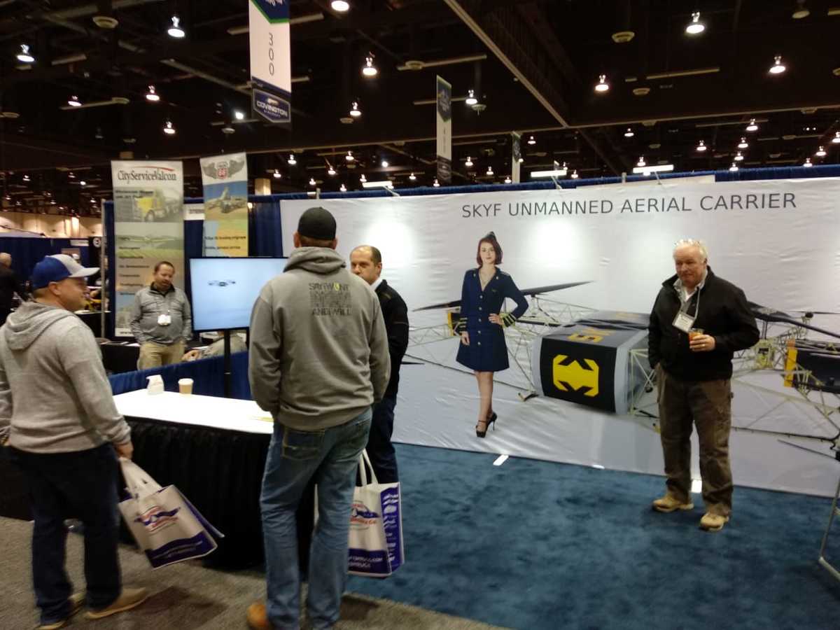 SKYF has presented SKYF AGRO the Ag Aviation Expo by National Agricultural Aviation Association (NAAA), Reno, Nevada, the USA. SKYF offers full service solution including blockchain based SKYFchain, the first Business-2-Robots Operating Platform. goo.gl/3ZQMS5