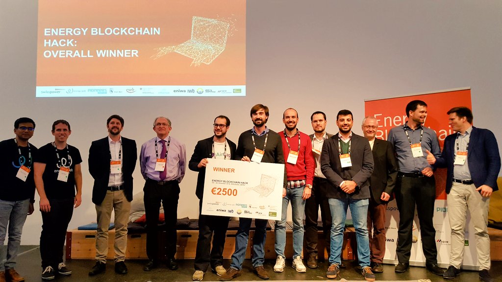 papersDev's tweet image. The Papers &amp;amp; @AirGap_it team was part of the first Swiss #energyblockchainhack and was able to win not only the challenge by @Swisspower_CH but also the whole hackathon 🙌 Thanks also to @energywebx @ewbBern @Pioneers @Bern_Stadt @infrachain_ch @BFEenergeia @innoarchitects &amp;amp; more