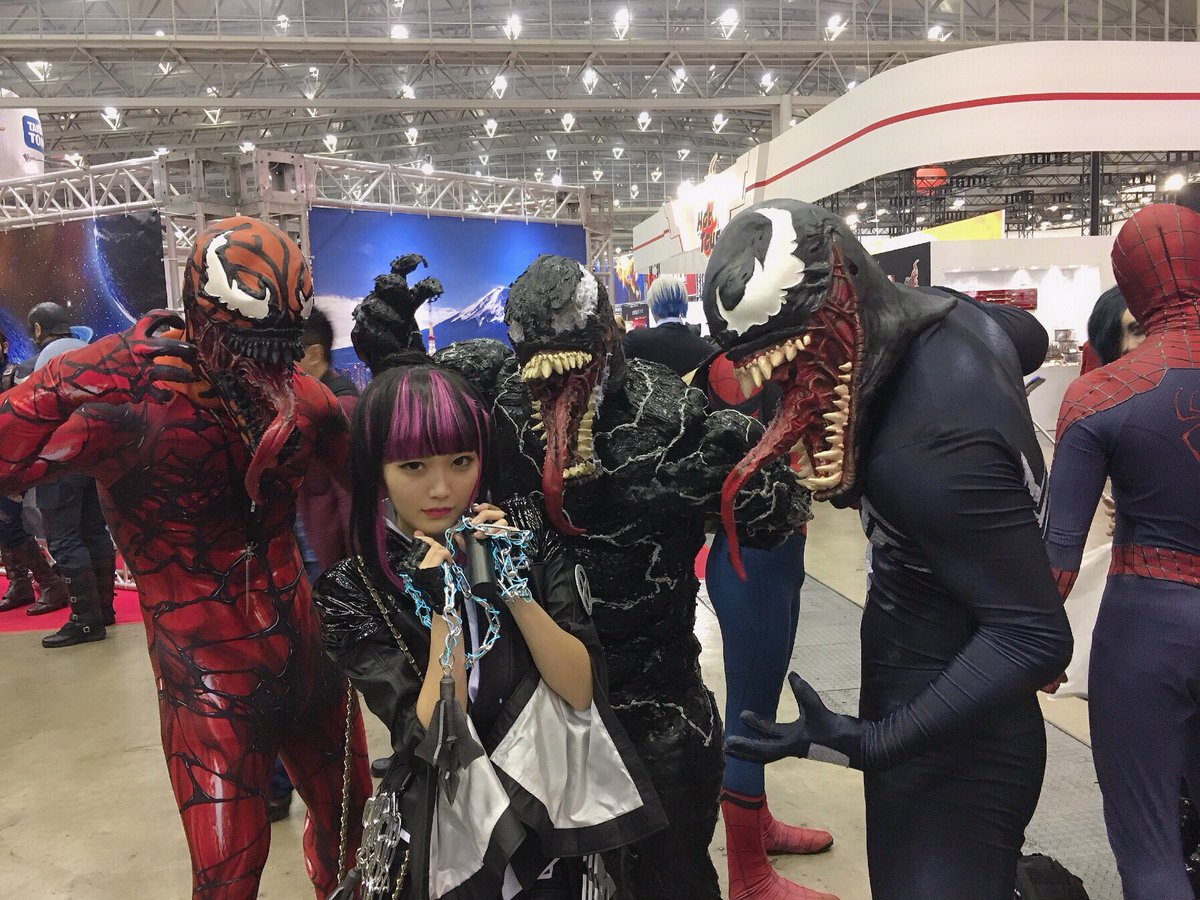 hanamaru_pip's tweet photo. ヴェノムシリーズ！

少しずつシンビオートに寄生されてる気がせんでもない… https://t.co/bz8uD6WTId