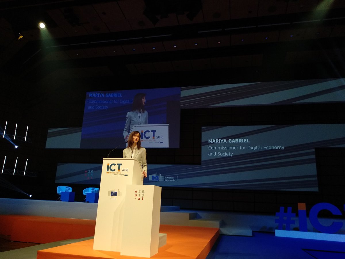 #Digitalskills are key to develop the digital society. The question of basic and advanced skills will be increasingly at the center of the debate on #technology' 🇪🇺 @GabrielMariya #ICT2018 @DSMeu @DigitalSkillsEU
