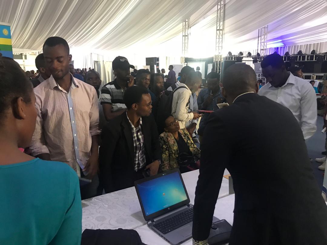 RwandaLabour's tweet image. Hon. Minister @FRwanyindo has officially opened the 6th edition of #KigaliJobNet organised by @CityofKigali through its @Employmentcentr in partnership with @RwandaLabour and @DOTRwanda. The Event is taking place at KCEV (former Camp Kigali) today. @RDBrwanda #RwoT