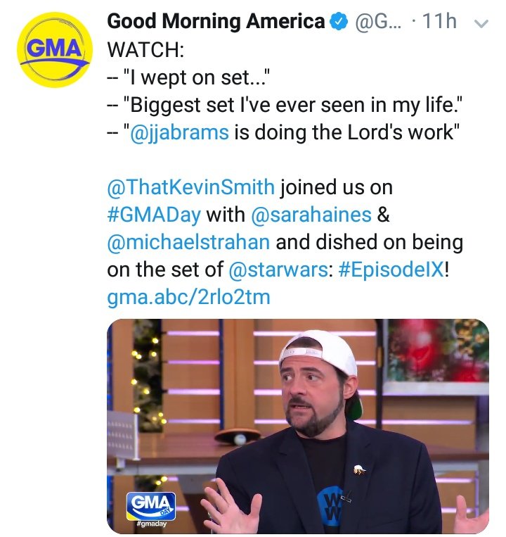 Dataracer on Twitter "Kevin Smith is a paid Lucasfilm Shill. He told