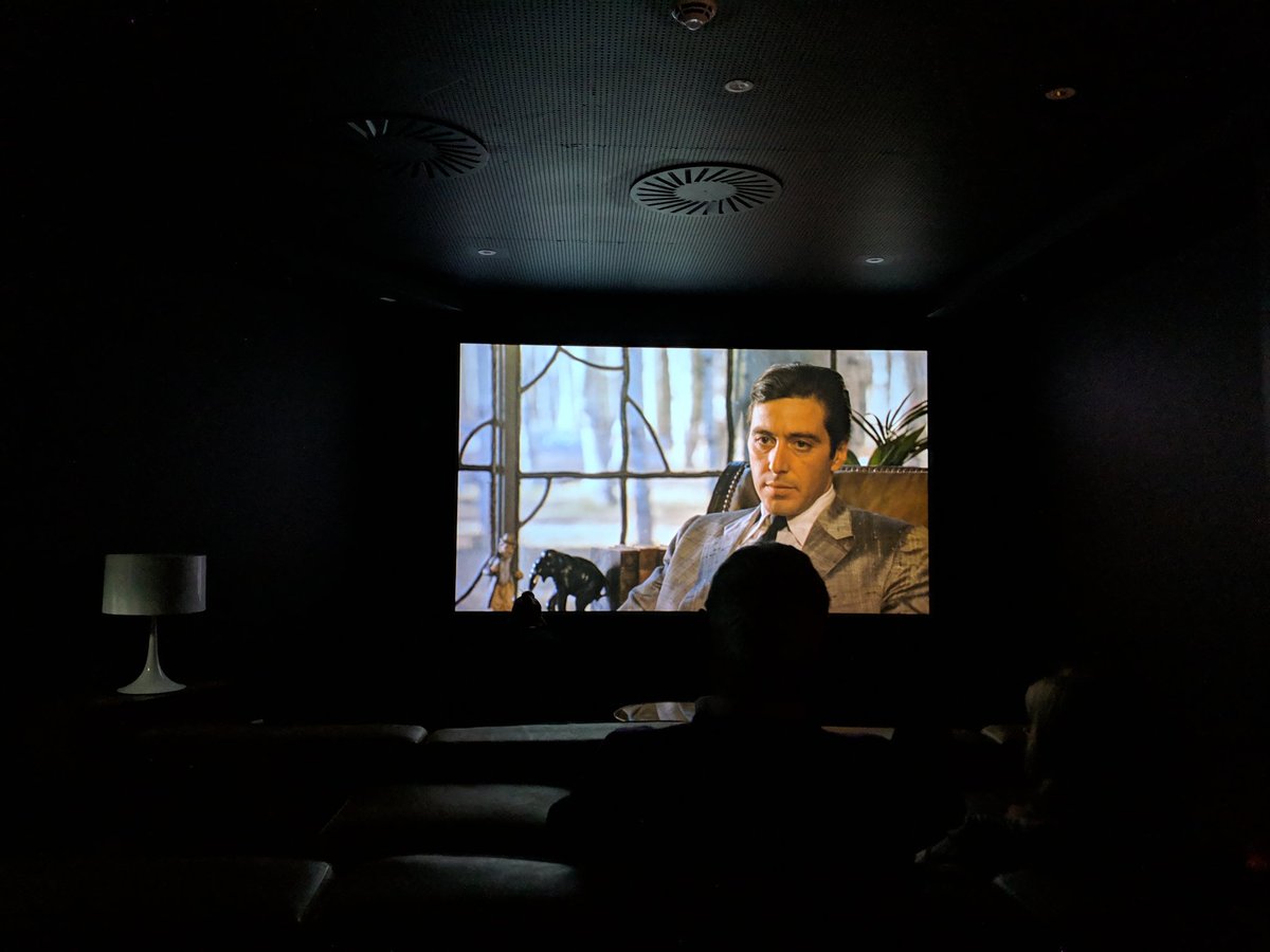 codepo8's tweet image. Freddo breaking hearts. This hotel has a 10 people cinema next to my room. And excellent taste in movies.  #rubymarie