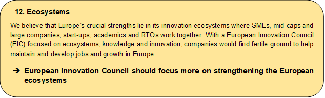 OrgalimeRDI's tweet photo. #HorizonEU Ecosystems
European Innovation Council should focus more on strengthening the European ecosystems https://t.co/F3e9o10kj6