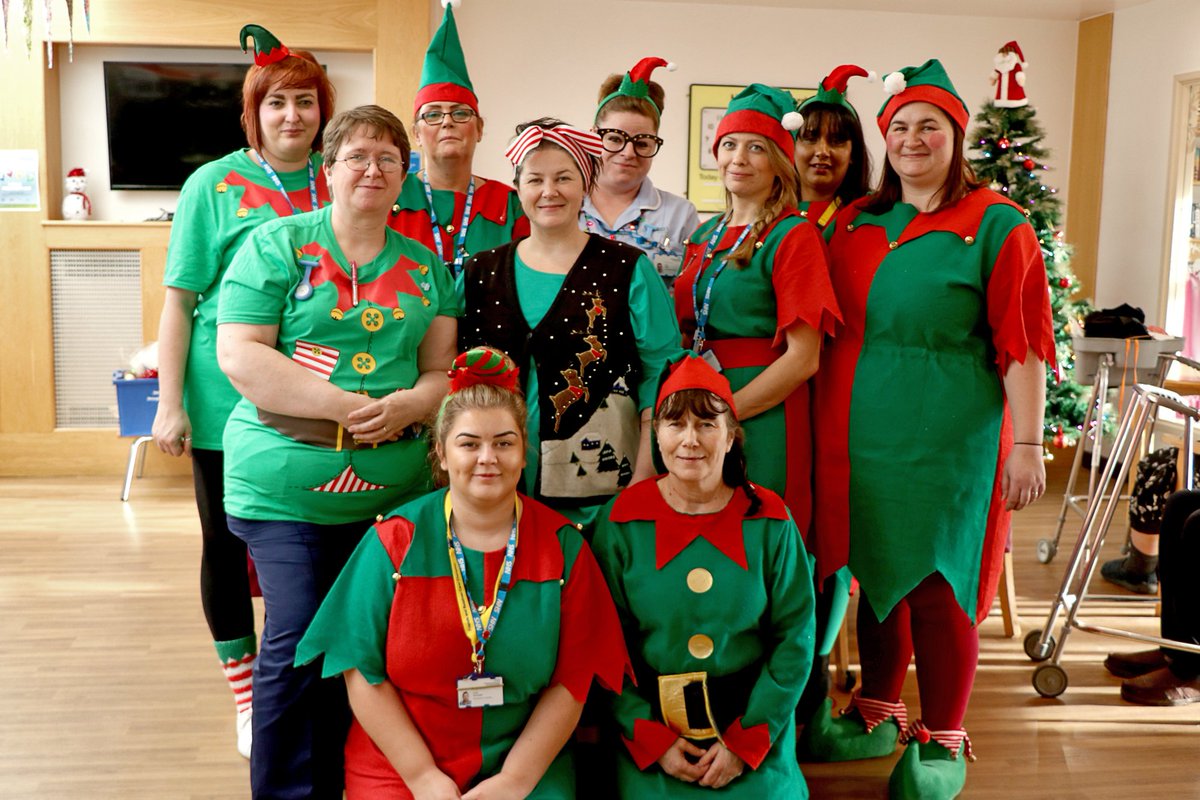 rdash_nhs's tweet photo. Excellent efforts from our teams today with their #elf outfits for #ElfDay! Well done everyone for taking part and raising awareness of #dementia and supporting @alzheimerssoc #doncasterisgreat #Fridayfeeling https://t.co/a7PHR6gvaU