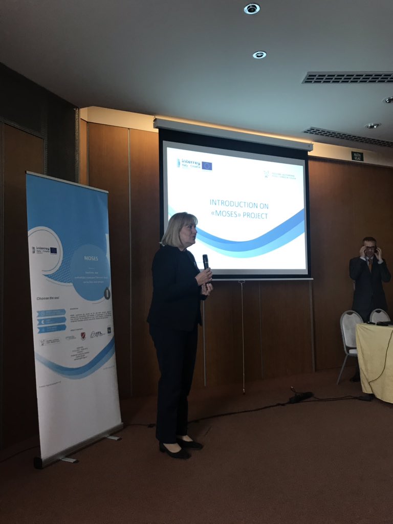 moses_hr's tweet photo. The 2nd public event of MOSES in Rijeka to present the mid term results to croatian stakeholders #mobility #Sustainability #passenger @FondazioneItl @regioneFVGit @denisgrasso85 https://t.co/hMJdcjTVr8