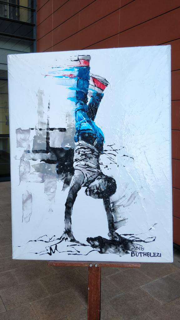 Plastic_Guy's tweet photo. What a talented artist @mbongenibu, his art is displayed at the Coca-Cola Beverages SA recycling Awards at DEA headoffice Pretoria #zerowaste @PlasticsSA https://t.co/DRmB98DUyZ
