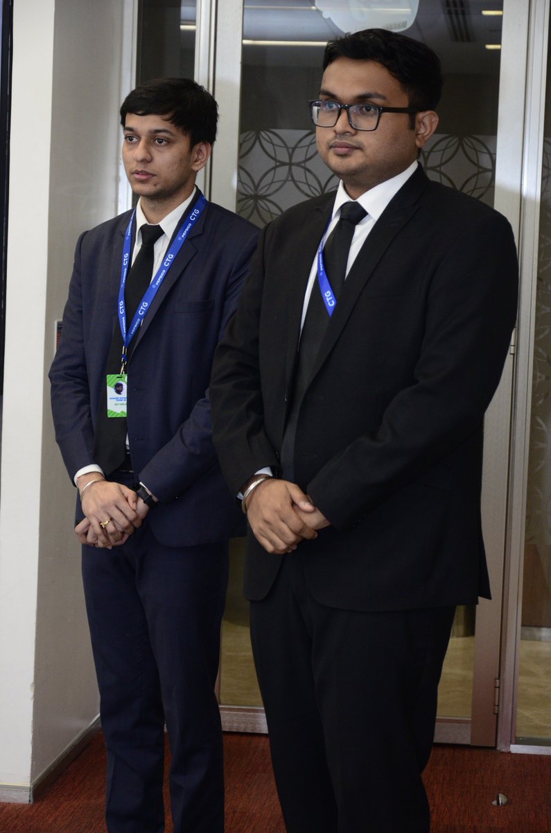 pepsicoctg's tweet photo. Ashutosh and Adarsh from IIFT Delhi presenting their case before the Jury at PepsiCo Change The Game 2018 #PepsiCo #CTG2018 #RegionalFinale https://t.co/GaArlj18Vd