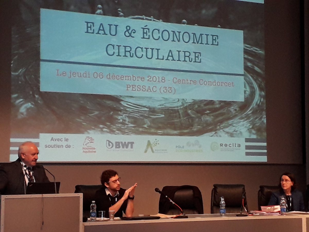 ReseauRECITA's tweet photo. Ouverture de la journée #eau et #economiecirculaire à Bordeaux ! @EnviroLim @poleeco @AquiCroissVerte @CCINleAquitaine @ReseauRECITA conférences et #BtoB avec @AquassayFR @OI_Eau #Syntea @suezFR #BWT ... https://t.co/htsi5EPder