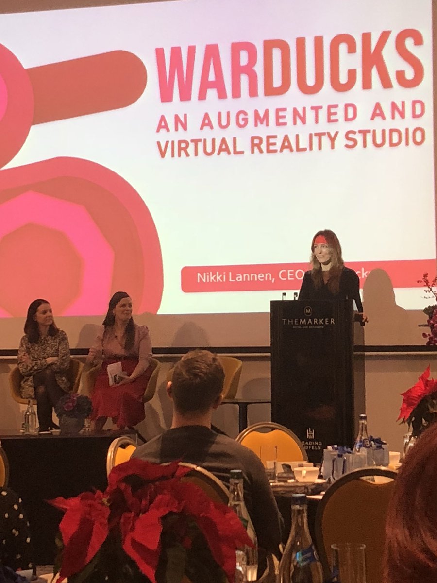 cmmoriart's tweet photo. I’m inspired by the bravery of @nikkilannen , who followed her passion and built a successful VR Gaming business. Be brave! And hyper-network! #ImageNB https://t.co/TtlH6bCiyH
