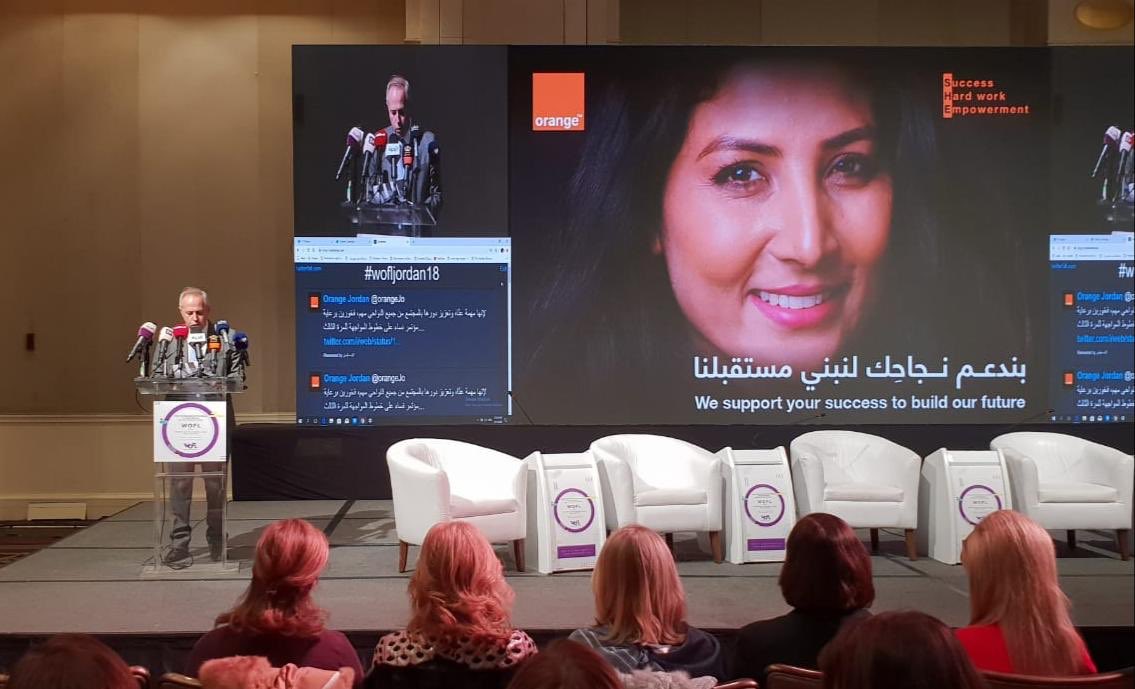 Orange Jordan (@orangejo) on Twitter photo In his opening note, Our CEO, <a href="/thierrymarigny/">Thierry Marigny</a> shared the achievements of our amazing female colleagues & stressed on our constant aim in empowering women. #WOFLJordan18 In his opening note, Our CEO, <a href="/thierrymarigny/">Thierry Marigny</a> shared the achievements of our amazing female colleagues & stressed on our constant aim in empowering women. #WOFLJordan18