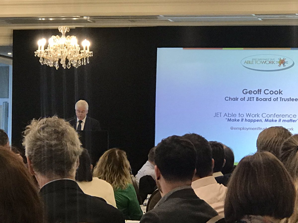 Our chairman <a href="/cook_geoff/">Geoff Cook</a> opens the JET “Make it Work Make it Happen” conference