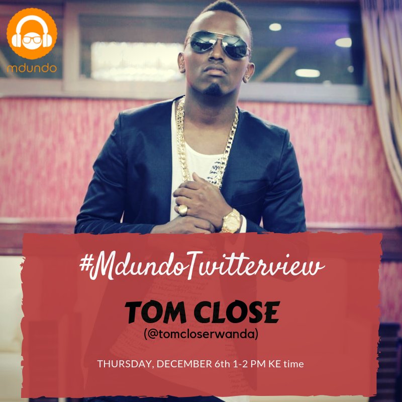 MdundoRwanda's tweet image. We are hanging out with #Subeza hit maker @tomcloserwanda today at 1 PM (12 noon Rwanda time) on #MdundoTwitterview
40 mins to go....