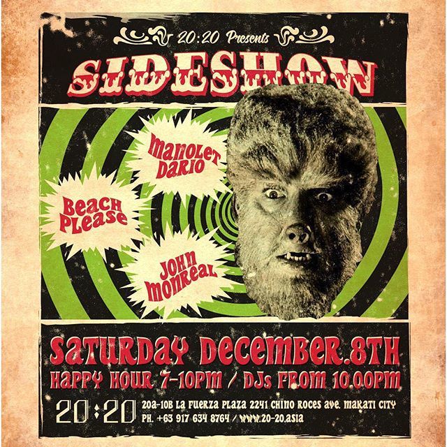 Manomission's tweet image. Doing the early shift for Sideshow and my brother Jed’s big day at 20:20 and then straight to NoKal for Movement. #2020manila #2020bar ift.tt/2KXyxvR