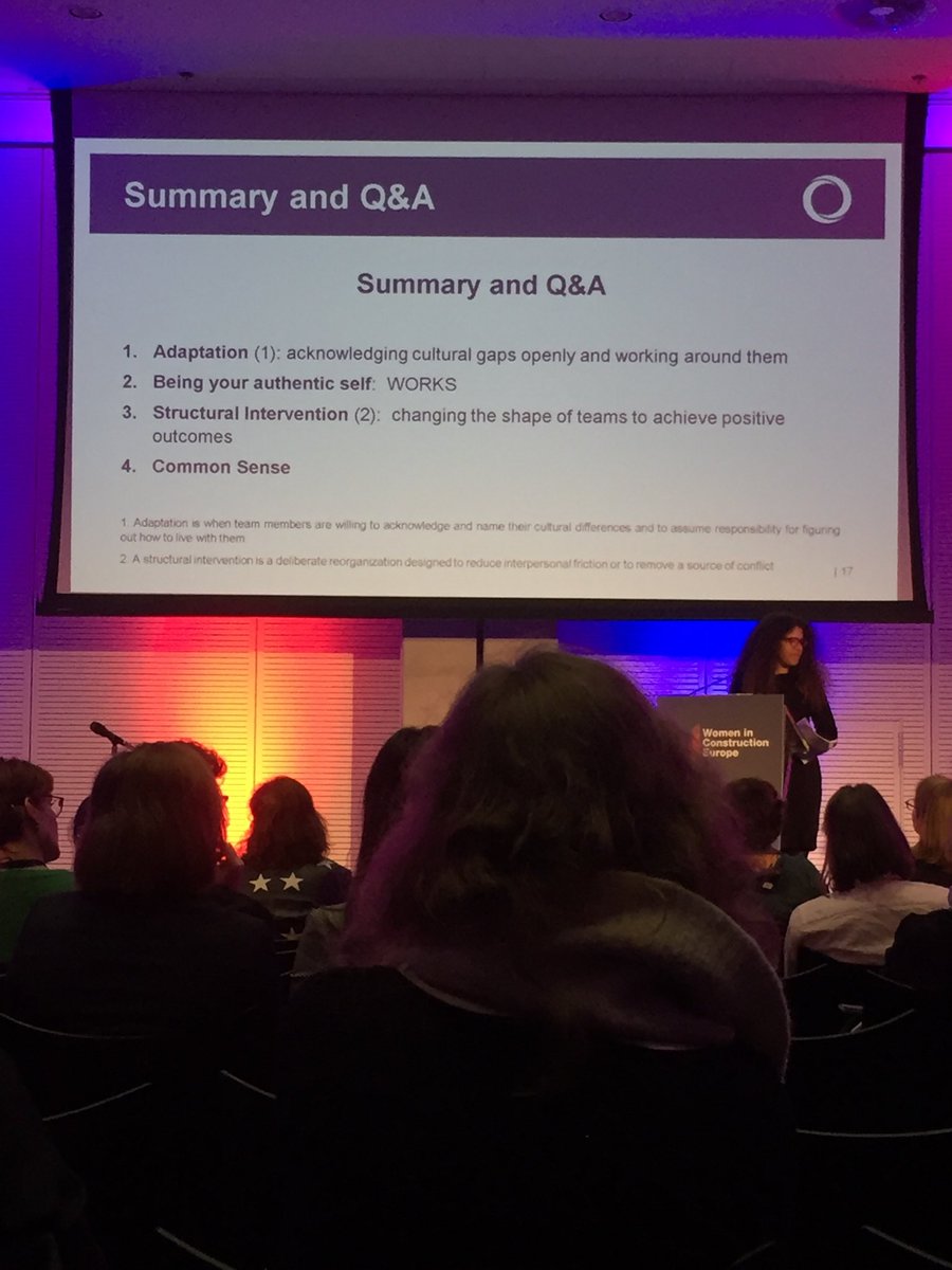 Interesting talk on the importance of #diverseteams also in international arbitration. Diverse teams are more gender- and cultural sensitive, which is an advantage. Inspiring Rena L. Scott shares concrete ”cases” and advice at #WinContruction ⁦@MaddoxWinSeries⁩